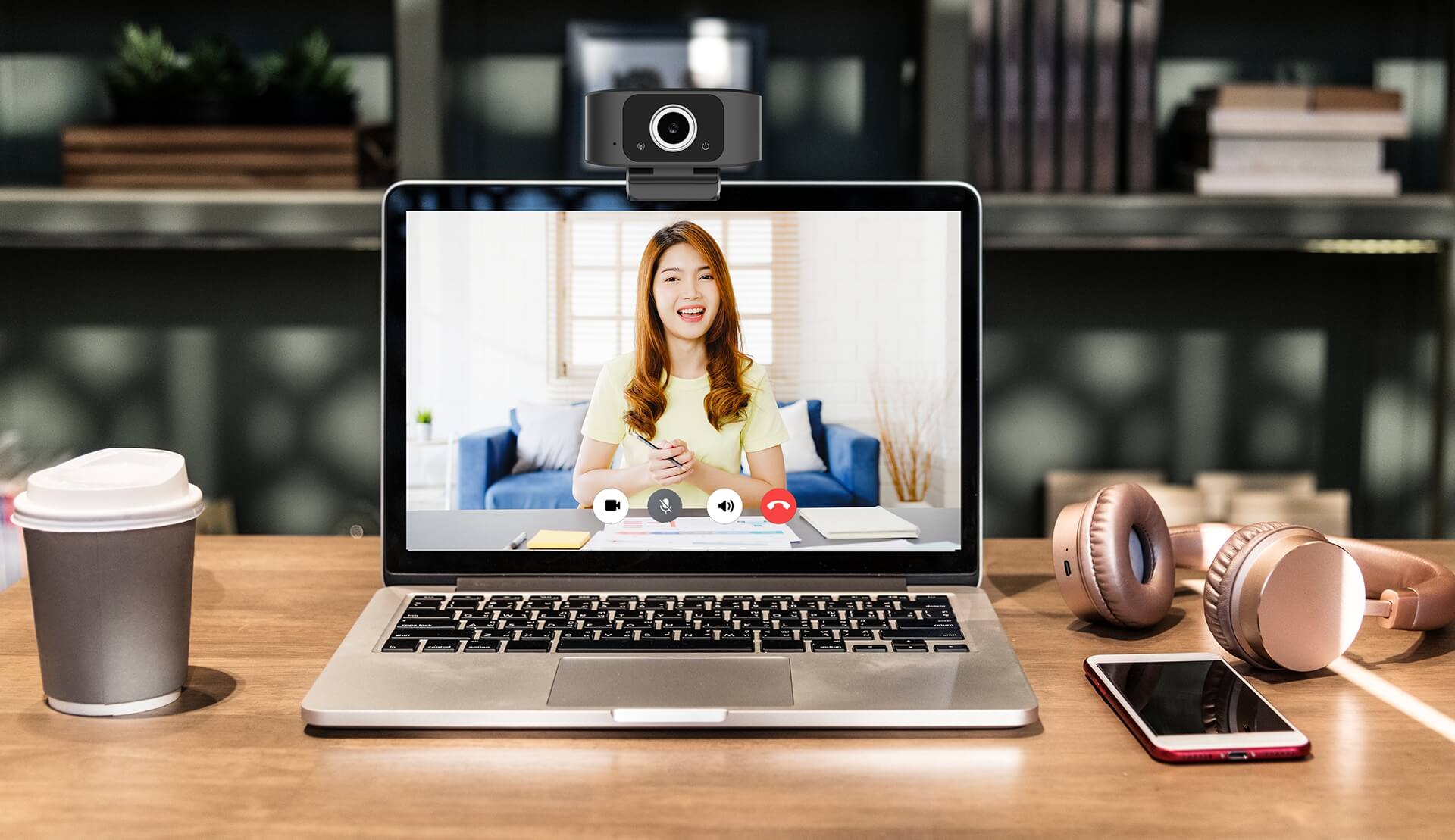 Vidlok webcam w77 Full HD 1080P Video Calls with Sonix Chipset