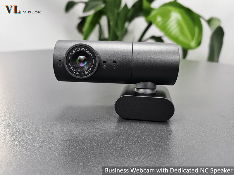1080P HD! Vidlok business webcam W91 built-in noise reduction speaker camera
